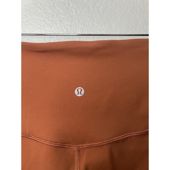 Lululemon Align High Rise Mini Brown Cropped Flare 28" Pant Size 12 - Picture 4 of 4